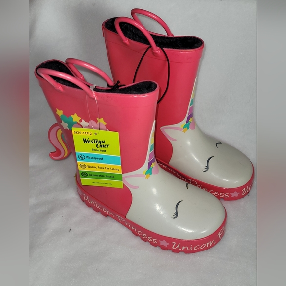 Western Chief Children’s Rain/Snow Boots (Unicorn) - Picture 5 of 6
